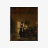 Woman with a Water Pitcher, and a Man by a Bed ("The Maidservant") by Pieter de Hooch - thumbnail_0_nf_673226cc12f9211d49d3d7fe